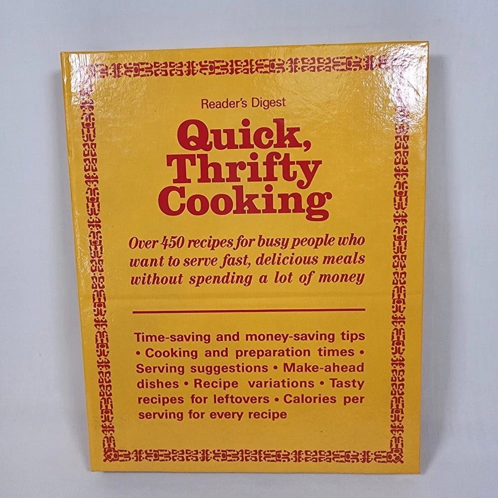 Quick, Thrifty Cooking Reader's Digest 450 Recipes Stands Alone Cookbook 1985
